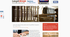 Desktop Screenshot of lawyerlifestyle.net